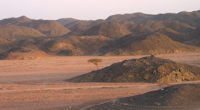Sårbart ørkenladskap i Egypt. Foto: Bartolomeo Perrotta, flickr